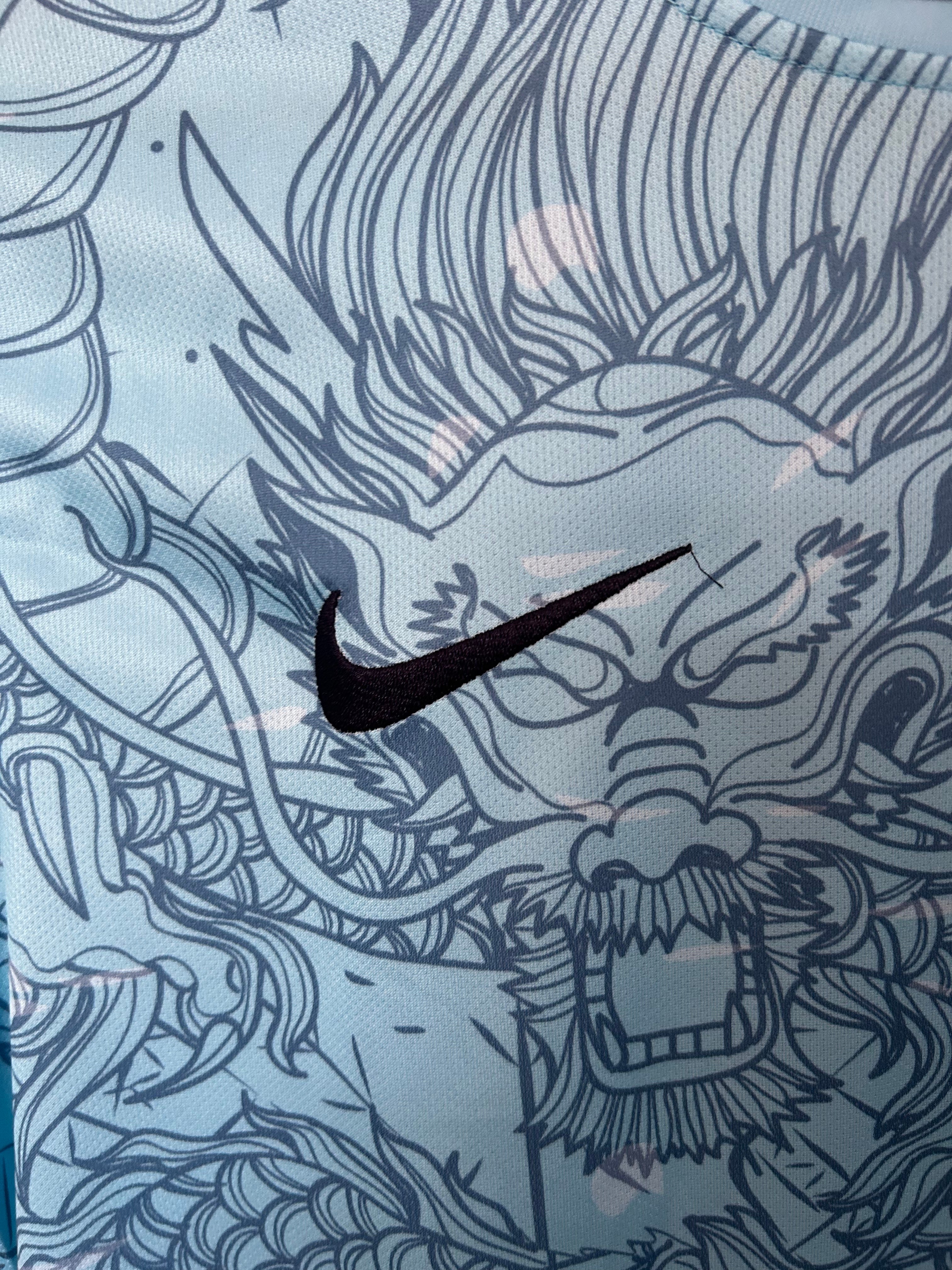 🔵 FC Barcelona Dragon Edition Jersey (Blue Spirit)